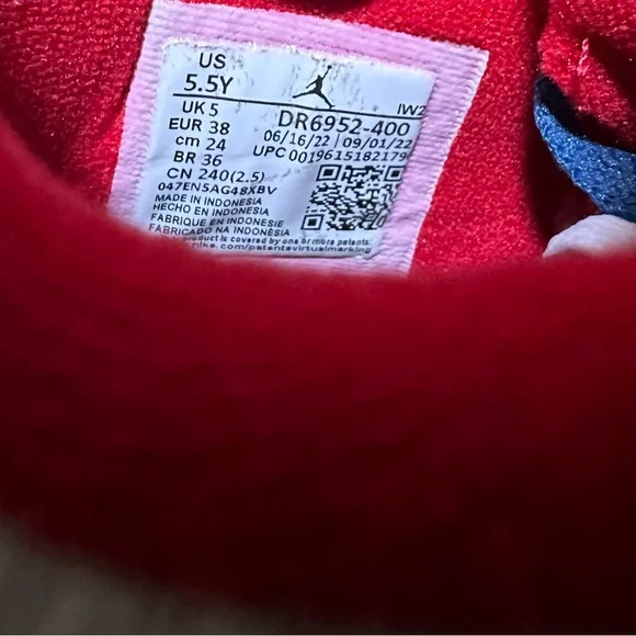 Jordan 4 Retro Messy Room - Blue White Red, Brand New DS WITH OG BOX - Picture 11 of 11